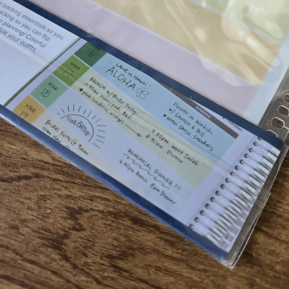 Erin Condren Travel Dashboard - Multicolor